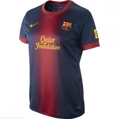 Alle Details zum Fußball-Trikot 2012-13 Barcelona Nike Home Womens Shirt und ähnlichen Trikots