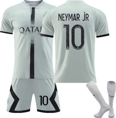 2022-2023 Fußballtrikot Paris-Trikot Kinder-Paris-Trikot Kurzarm-Heimtrikot Erwachsene Kinder-Fußballtrikot [T-Shirt + Shorts + Stutzen] Set bei Amazon bestellen