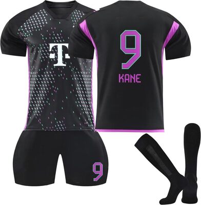 23/24 Heim-Auswärts-Trikot Fussball Trikot Kinder Set Trikot Fussball Jungen Trikot Kinder und Erwachsene Fanartikel Jungen Fußball Trainingsshirt,Shorts und Socken Set bei Amazon bestellen