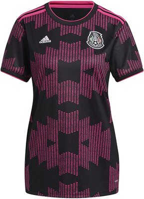 Alle Details zum Fußball-Trikot adidas 2021-22 Mexico Woman Home Trikot - Schwarz-Real Magenta und ähnlichen Trikots