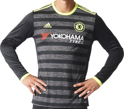 Alle Details zum Fußball-Trikot adidas Chelsea FC Auswärtstrikot für Herren, langärmelig, 2016/17 und ähnlichen Trikots