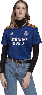 Alle Details zum Fußball-Trikot adidas Damen Trikot Real Madrid 2021-22 Auswärtstrikot und ähnlichen Trikots