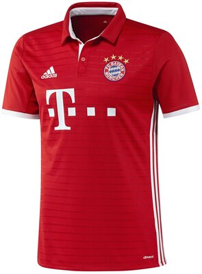adidas FC Bayern München Home Trikot Herren 2016/2017 rot bei Amazon bestellen