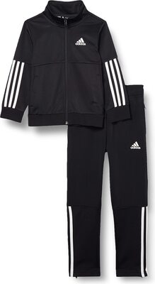 Alle Details zum Fußball-Trikot adidas GM8912 Jungen 3-Streifen Team Trainingsanzug, Top:Black/White Bottom:Black/White, 164 und ähnlichen Trikots