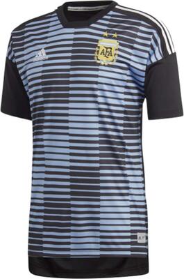 Alle Details zum Fußball-Trikot adidas Herren Argentinien Heim Pre-Match Shirt und ähnlichen Trikots