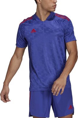 adidas Herren Condivo 21 Trikot Klassisches Hemd, Flash Halbnacht/Scharlachrot, M bei Amazon bestellen