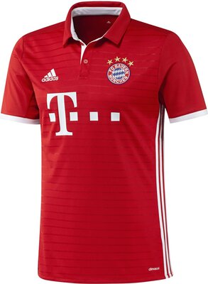 Alle Details zum Fußball-Trikot adidas Herren Fußball/Heim FC Bayern München Replica Trikot, Fcb True Red/White, S und ähnlichen Trikots