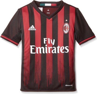 adidas Jungen Fußball/Heim-Trikot Ac Mailand Replica Trikot bei Amazon bestellen