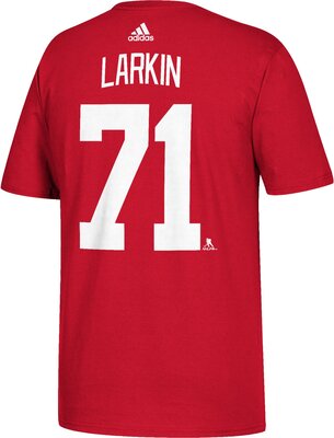 adidas NHL T-Shirt Detroit Red Wings Dylan Larkin #71 rot Logo Eishockey bei Amazon bestellen