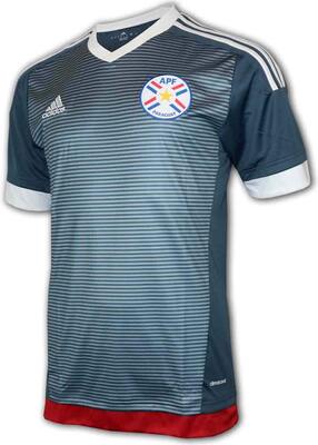 adidas Paraguay Away Shirt 15/16 grau APF Auswärts Trikot Fan Jersey WM Fußball bei Amazon bestellen