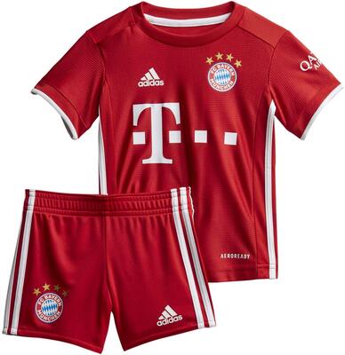 Alle Details zum Fußball-Trikot adidas Unisex Baby 20/21 Fc Bayern Home Babykit Babykit und ähnlichen Trikots