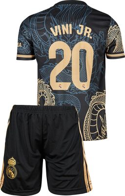 Amdrabola Madrid Vini Jr. Drachen Fußball Kinder Trikot,Spezieller Entwurf, Fussball, Limitierte Auflage, Beschränkte Auflage, Kommen Sie mit Shorts, Vinícius Júnior (4-13 Jahre) bei Amazon bestellen