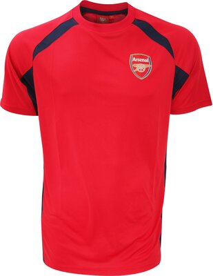 Alle Details zum Fußball-Trikot Arsenal F.C. Herren Training Arsenal Herren-Trainings-T-Shirt, Marineblau/Rot, Größe M und ähnlichen Trikots