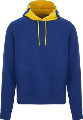 Alle Details zum Fußball-Trikot Ayrton Senna - Streifen-Hoodie - Herren - Marineblau und ähnlichen Trikots