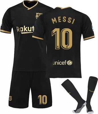 Barcelona FußBall Trikot,22/23 Neu Fußball Trikot Kinder Set, Nr.30/10/21/25/Sporttraining T-Shirts, Shorts und Socke, FußBall Trikot Kinder, Jungen (Kid16-3XL) bei Amazon bestellen