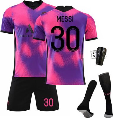 Barley Direct FußBall Trikot Nr.30 Paris Trikot für Erwachsene FußBalltrikot Set mit Socken Knieschoner für Jungen und MäNner bei Amazon bestellen