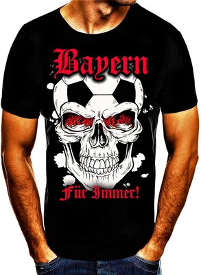 Bayern 2022 Fußball Stadt T-Shirt bei Amazon bestellen
