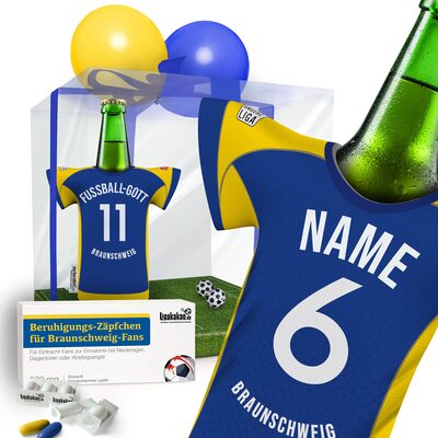 Beruhigungs-Zäpfchen® für Braunschweig-Fans | Lakritz-Zäpfchen für Braunschweig-Fans zur Einnahme bei Niederlagen, Gegentoren & Abstiegsangst | Wähle verrückte Männer Geschenk-Sets über „Farbe“ aus bei Amazon bestellen