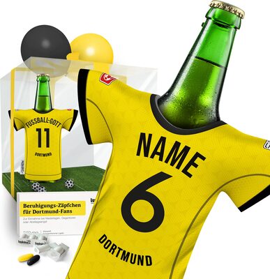 Beruhigungs-Zäpfchen® für Dortmund-Fans | Lakritz-Zäpfchen für Dortmund-Fans zur Einnahme bei Niederlagen, Gegentoren & Abstiegsangst | Mehr verrückte Männer Geschenk Fanartikel über „Farbe“ bei Amazon bestellen