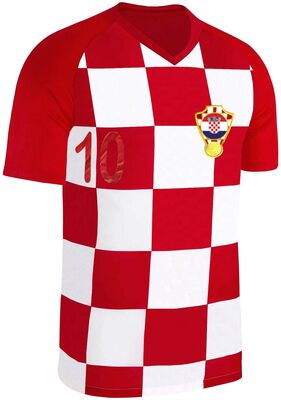 Blackshirt Company Kroatien Trikot Fußball WM EM Fan Trikot Rot bei Amazon bestellen