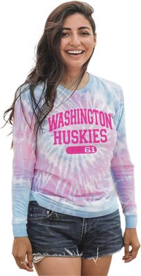 Blue 84 Damen NCAA Offiziell Lizenziertes Langarm Batikfärbung T-Shirt bei Amazon bestellen