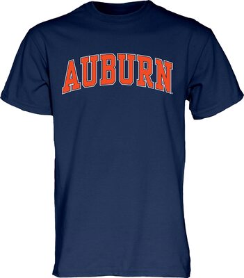 Blue 84 Herren T-Shirt mit Arching Teamname, dunkel meliert, kurzärmelig bei Amazon bestellen