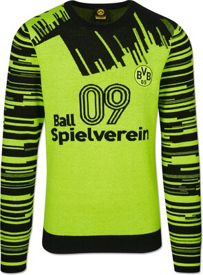 Borussia Dortmund BVB 90s Strickpullover Herren bei Amazon bestellen