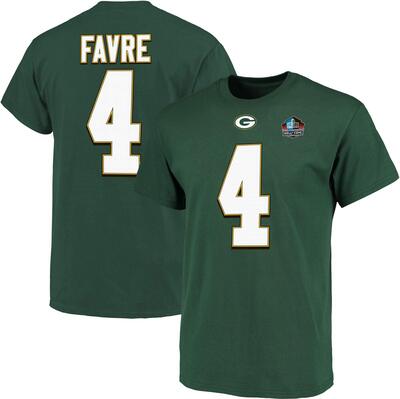 Brett Favre Green Bay Packers Majestic NFL "Eligible Receiver" HOF Men's T-Shirt bei Amazon bestellen