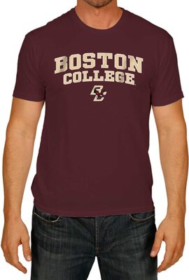 Campus Colors Campus Farben Boston College Eagles Erwachsene Arch & Logo Game Day T-Shirt – Kastanienbraun, bei Amazon bestellen