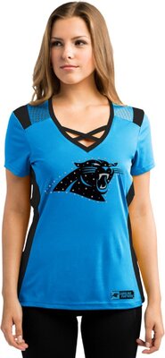 Carolina Panthers Women's Majestic NFL "Draft Me 2" Jersey Trikot Top Shirt bei Amazon bestellen