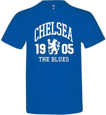 Alle Details zum Fußball-Trikot Chelsea FC The Blues T-Shirt für Erwachsene, Königsblau und ähnlichen Trikots