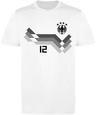 Comedy Shirts Jungen Fußball Trikot - WM/EM/Deutschland 12 - Rundhals Trikot für Jungen - Deutschland Trikot in div. Farben, Größen u. Motive bei Amazon bestellen