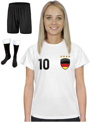 DE FANSHOP Damen Personalisiertes Deutschland Trikot bei Amazon bestellen