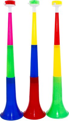 Demarkt Vuvuzela Laut Vuvuzela Tröte 60 cm 3 Segment Tonhöhe Variationen Vuvuzela Trompete WM Fußballspiel Stadion Fan Zuschauer Horn Lufthorn für Fußball- und Sportfeiern bei Amazon bestellen