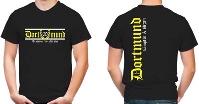 Dortmund Tradition Verpflichtet T-Shirt | Fussball | Schwarz | Zeche | Herrn | Liebe | Ruhrgebiet | Männer | Trikot | Westfalen | FB bei Amazon bestellen
