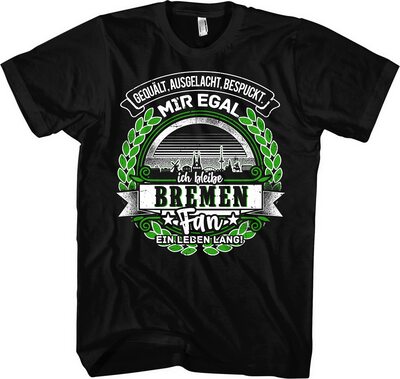 EIN Leben lang Bremen Herren T-Shirt | Stadt - Bremen Skyline - Fussball - Sport - Bremen Shirt - Ultras bei Amazon bestellen