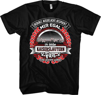 EIN Leben lang Kaiserslautern Herren T-Shirt | Stadt - Kaiserslautern Skyline - Fussball - Sport - Kaiserslautern Shirt - Ultras bei Amazon bestellen