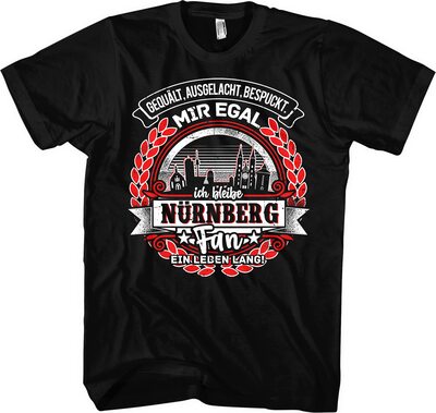 EIN Leben lang Nürnberg Herren T-Shirt | Stadt - Nürnberg Skyline - Fussball - Sport - Nürnberg Shirt - Ultras bei Amazon bestellen