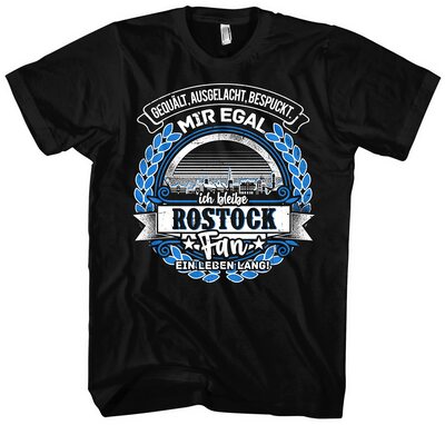 EIN Leben lang Rostock Herren T-Shirt | Stadt - Rostock Skyline - Fussball - Sport - Rostock Shirt - Ultras bei Amazon bestellen