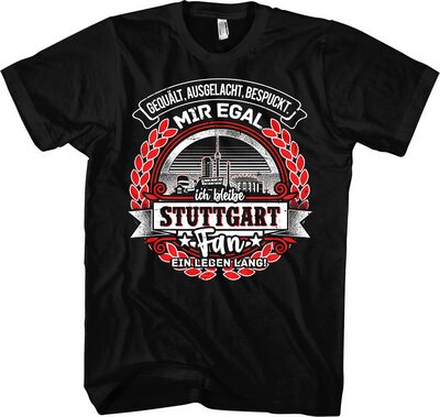 EIN Leben lang Stuttgart Herren T-Shirt | Stadt - Stuttgart Skyline - Fussball - Sport - Stuttgart Shirt - Ultras bei Amazon bestellen