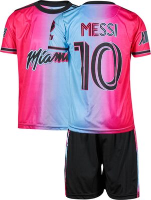 emrblack Miami Lionel Messi Kinder Trikot #10, Komm mit Shorts Fußballfans (4-13 Jahre) bei Amazon bestellen
