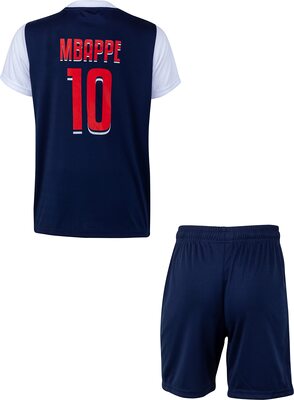 Alle Details zum Fußball-Trikot Equipe de FRANCE de football Trikot Shorts für Kinder FFF – Kylian Mbappé – Offizielle Kollektion und ähnlichen Trikots