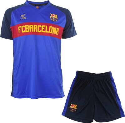 F. C. Barcleona Jungen T-Shirt und Shorts, offizielle Kollektion, Kindergröße bei Amazon bestellen