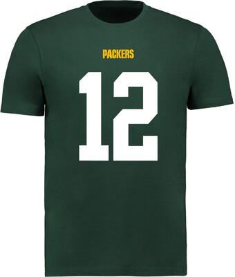 Fanatics NFL Green Bay Packers Aaron Rodgers #12 Name Number Shirt Jersey Trikot bei Amazon bestellen