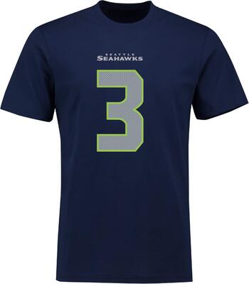 Fanatics NFL Seattle Seahawks Russell Wilson #3 Name Number Shirt Jersey Trikot bei Amazon bestellen