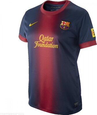 Alle Details zum Fußball-Trikot FC Barcelona Trikot Home 2012/13 Nike 478331 410 Damengröße XL und ähnlichen Trikots