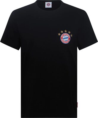 FC Bayern München Herren T-Shirt Logo klein schwarz, XL bei Amazon bestellen