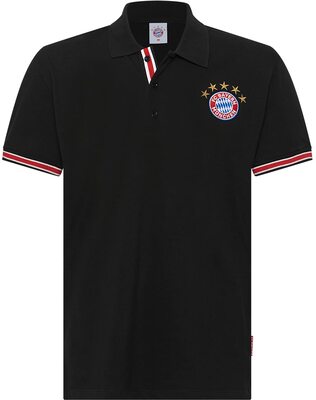 Alle Details zum Fußball-Trikot FC Bayern München Poloshirt Logo Herren Rot und ähnlichen Trikots
