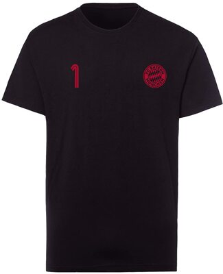 Alle Details zum Fußball-Trikot FC Bayern München T-Shirt Neuer schwarz und ähnlichen Trikots