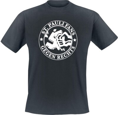 FC St. Pauli Logo Männer T-Shirt schwarz Fan-Merch, Fußball bei Amazon bestellen